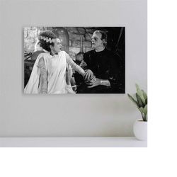 the bride of frankenstein movie poster, wall art