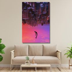 spiderman wall art, spiderman canvas, miles morales poster, gwen stacy poster print, spiderman poster print, spiderman m