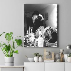 stevie nicks canvas poster art wall pictures home decor, stevie nicks canvas art, best singer poster, composer stevie ni