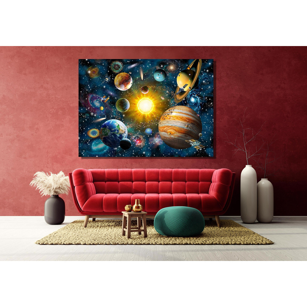 Solar System Poster, Solar System Wall Art, Solar System Canvas Print, Outer Space Poster, Outer Space Wall Art, Sky View Wall Art, Sky View.jpg
