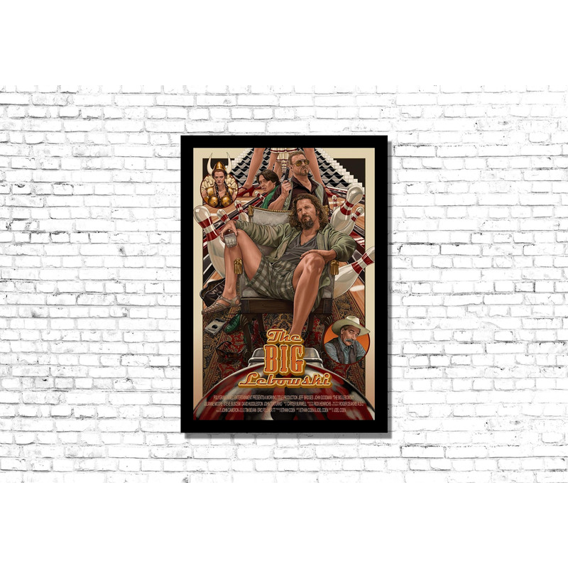 The Big Lebowski Movie Poster, The Big Lebowski Canvas, Wall Decor, Home Decor, Movie Poster, The Big Lebowski Wall Art, Gift For Kids.jpg