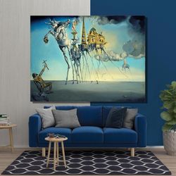 the temptation of st. anthony 1946, salvador dali analysis, salvador dali wall art print, salvador dali canvas poster, s