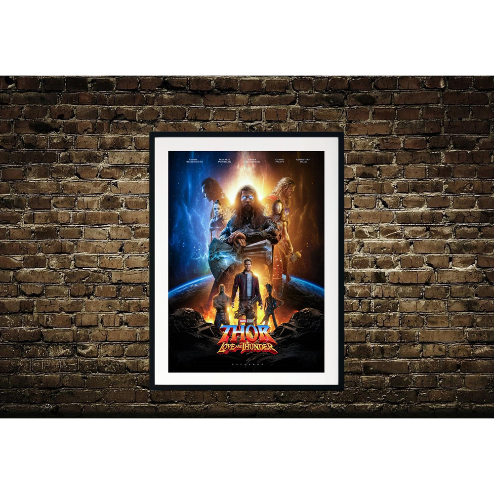 Thor Love and Thunder War Movie Art Poster, Thor Movie Canvas Art,Canvas Print, Wall Decors, Home Decor, Movie Posters,Trendy movie Poster 1.jpg