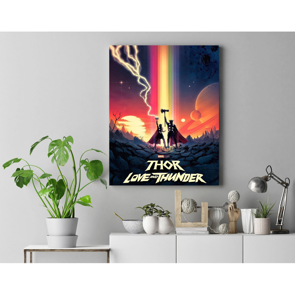Thor Love and Thunder War Movie Art Poster, Thor Movie Canvas Art,Canvas Print, Wall Decors, Home Decor, Movie Posters,Trendy movie Poster 3.jpg