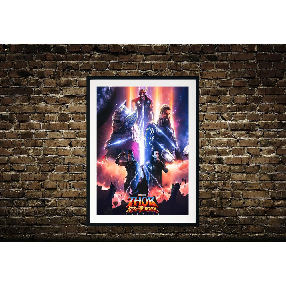 Thor Love and Thunder War Movie Art Poster, Thor Movie Canvas Art,Canvas Print, Wall Decors, Home Decor, Movie Posters,Trendy movie Poster.jpg