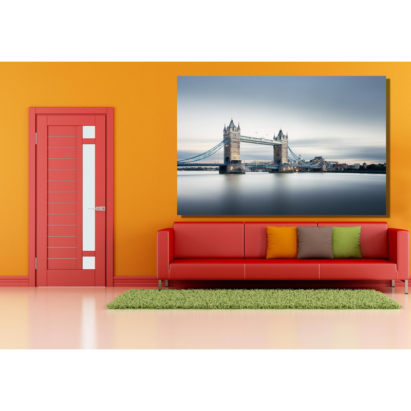 Tower Poster, London Landscape Poster, London Tower Bridge Canvas, London Tower Bridge Poster, Landscape Painting Wall Art, Landscape Poster.jpg