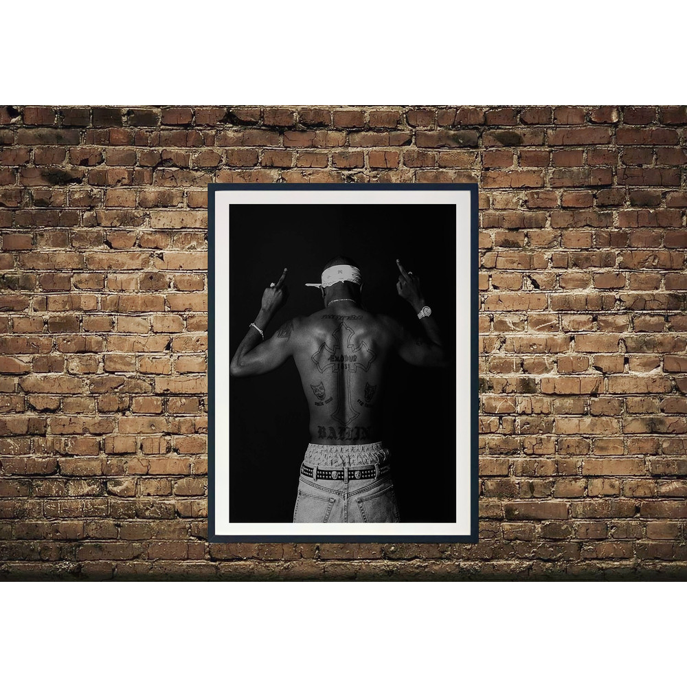 Tupac Shakur Poster, The Rapper Music Canvas ,Tupac Shakur Wall Art, Tupac Shakur Print Art, Singer Wall Art,Music Canvas, Music Room Poster 2.jpg