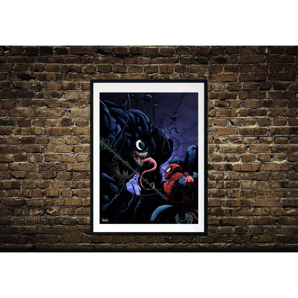 Venom Movie Poster, Venom Movie Canvas, Wall Decor,Home Decor, Movie Poster, Wall Print, Classic Movie Canvas, Spiderman Movie Wall Art.jpg
