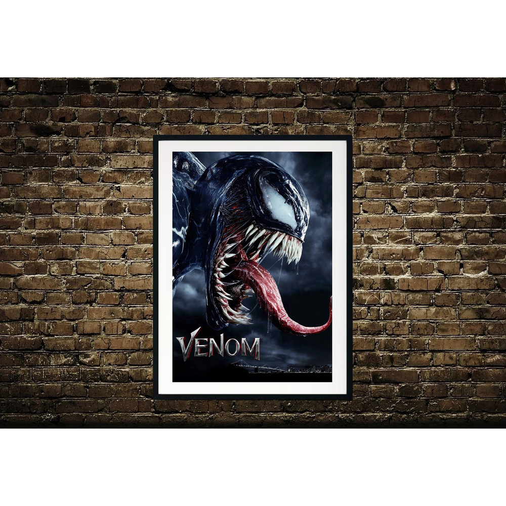 Venom Movie Poster, Venom Movie Canvas, Wall Decor,Home Decor, Movie Poster, Wall Print, Classic Movie Canvas, Venom Movie Wall Art.jpg