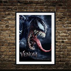 venom movie poster, venom movie canvas, wall decor,home decor, movie poster, wall print, classic movie canvas, venom m