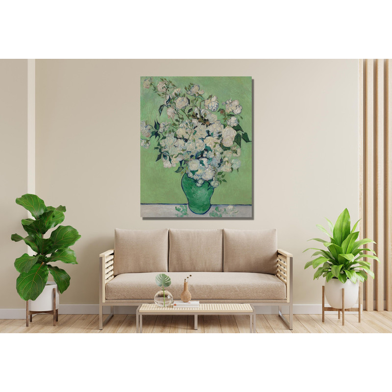 Vincent Van Gogh White Flowers Painting Print , Vincent Van Gogh Canvas, Vincent Van Gogh Oil Paintings Print, Vincent Van Gogh White Flower.jpg