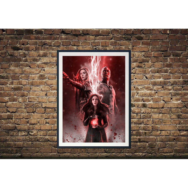 WandaVision TV Series Art Poster, WandaVision TV Series Canvas , Wall Decors, Home Decor, Movie Poster, Wall Art Print , Canvas Print 1.jpg