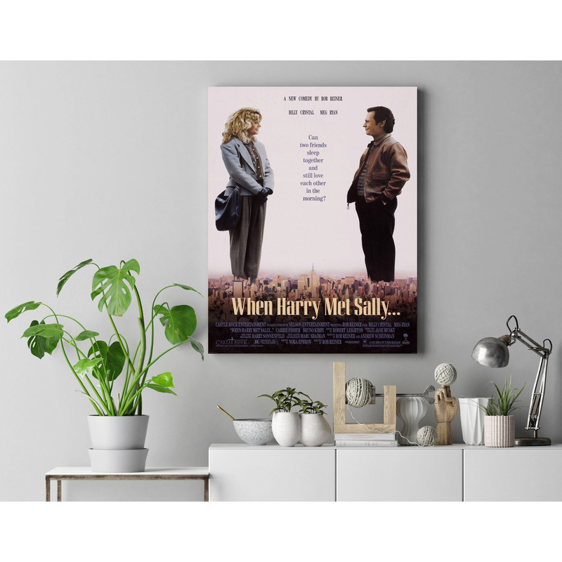 When Harry Met Sally Movie Art Poster, When Harry Met Sally Movie Canvas Art, Canvas Print, Wall Decors, Home Decor, Movie Posters,Trendy 1.jpg