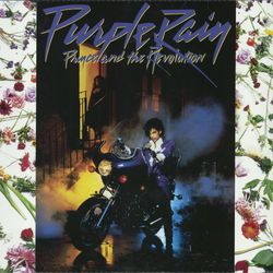 prince and the revolution purple rain album cover poster
