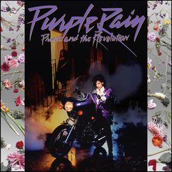 prince purple rain  album cover poster