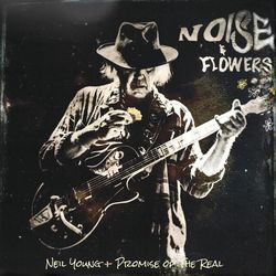 promise of the real neil young (noise and flowers) album cover poster