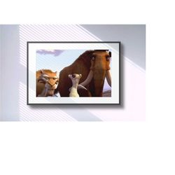 ice age, ice age poster, ice age print,