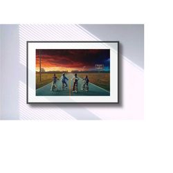 stranger things, stranger things poster, stranger things print,