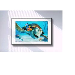 finding nemo, finding nemo poster, finding nemo print,