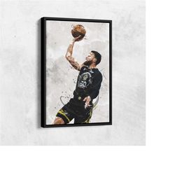stephen curry poster, golden state warriors - canvas