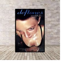 deftones around the fur music album poster or