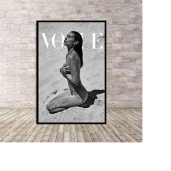 bella hadid celebrity poster or canvas wall decor