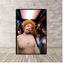 ice spice american rapper music poster or canvas
