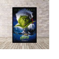 how the grinch stole christmas movie poster or