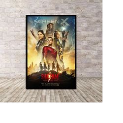 dc shazam 2023 movie poster or canvas wall