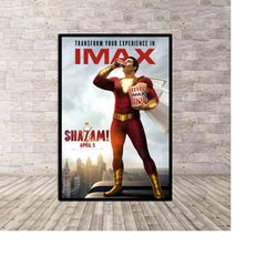 dc shazam 2019 movie poster or canvas wall