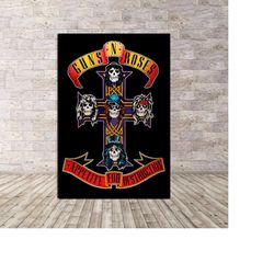 guns n' roses appetite for destruction poster or