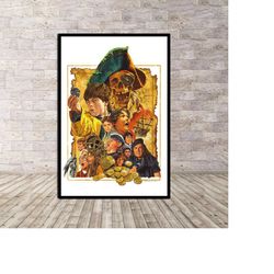 hot the goonies classic movie poster or canvas