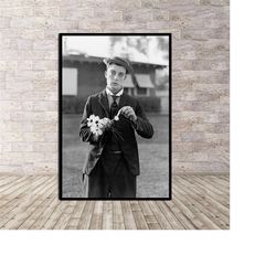 buster keaton celebrity poster or canvas wall decor