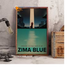 love, death & robots retro poster, kraft paper