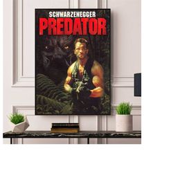 predator framed/unframed poster a5 a4 a3 a2 a1