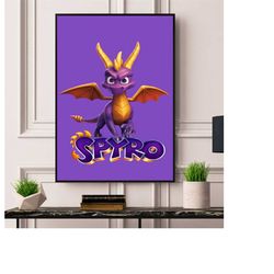 spyro framed/unframed a5 a4 a3 a2 a1 poster