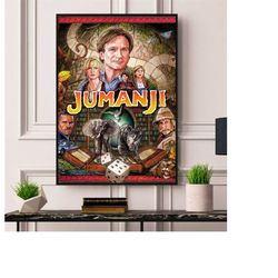 jumanji framed/unframed a5 a4 a3 a2 a1 poster