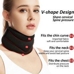 Upgraded Neck Brace Foam Cervical Collar For Pain Relief And Pressure In Spine Adjustable Neck Support
