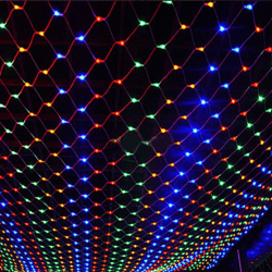 Christmas led lights string lights outdoor waterproof fishnet lights full of stars paved holiday lights wedding ins deco