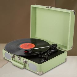 Portable Bluetooth Old-fashioned Portable Phonograph