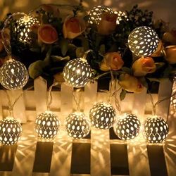 Morocco Ball LED Accessories Christmas Holiday Lamp