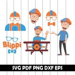 blippi svg, blippi svg bundle, blippi cricut, blippi vector, blippi clipart, blippi png, blippi eps, blippi dxf, blippi