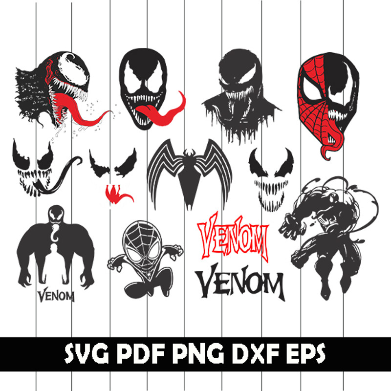 SALE! Venom SVG, Venom Clip Art, Venom Cut File, Venom Vecto.jpg