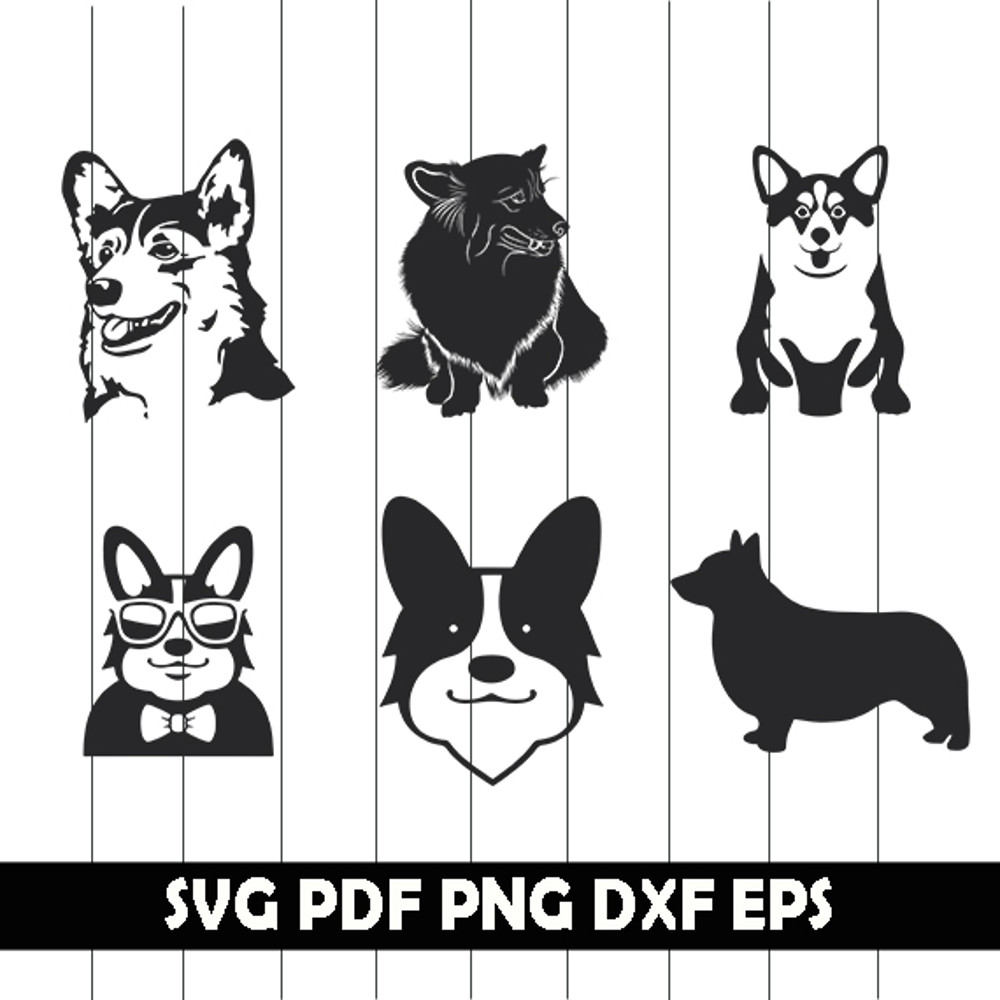 corgi svg, dog svg, corgi dog svg, cartoon dog , cute corgi svg, corgi silhouette, clipart, cut file, iron on, decal, stencil, iron on1.jpg