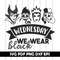 On Wednesdays We Wear Black Svg, Halloween SVG, Villains Svg, Bad Girls Svg Png Dxf1.jpg