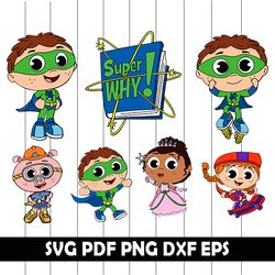Super Why SVG, Super Why Clipart, Super Why Vector, Super Why Png, Super Why Eps, Super Why Dxf, Super Why
