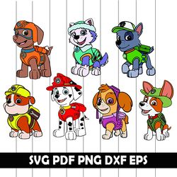 paw patrol svg, paw patrol clipart, paw patrol png, paw patrol vextor, paw patrol dxf, paw patrol eps, paw patrol cricut