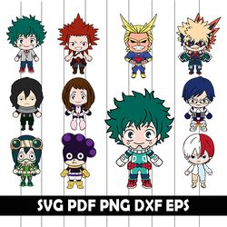 my hero academia svg, my hero academia clipart, my hero academia png, my hero academia vector, my hero academia eps