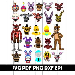 fnaf svg, five nights freddy svg, five nights freddy clipart, five nights freddy vector, five nights freddy eps, fnaf