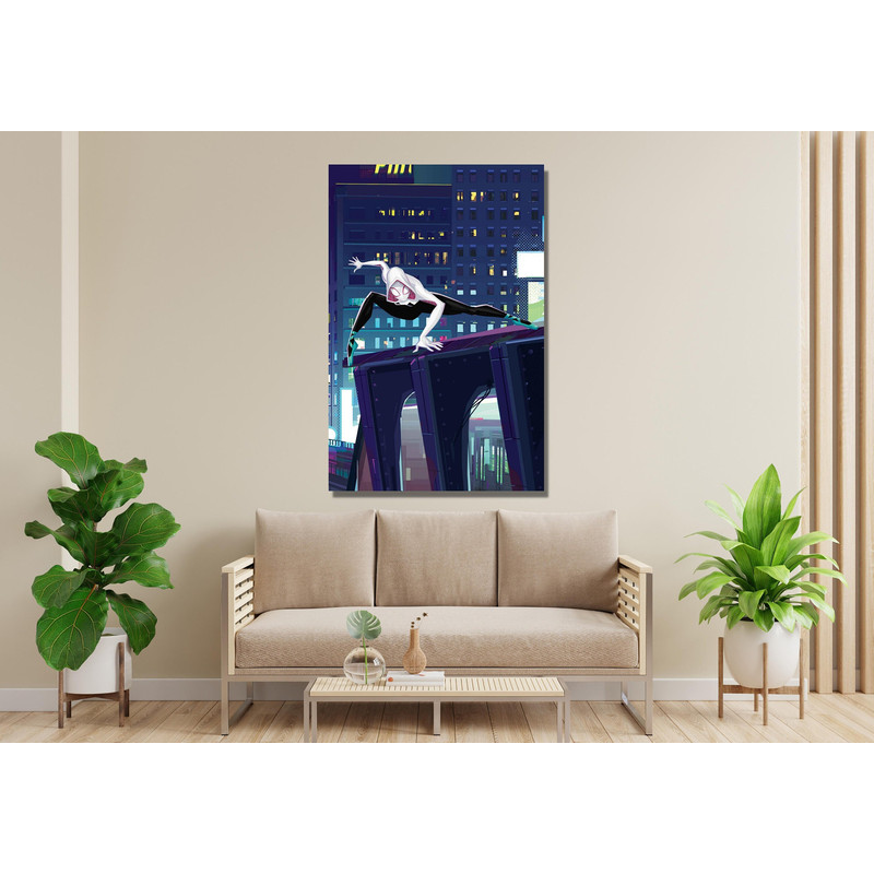 Gwen Stacy Poster Print, Gwen Stacy Canvas Art, SpiderMan Poster Print, SpiderMan Movie Poster Print, Spiderman Wall Art, SpiderMan Canvas.jpg